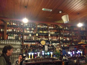 The 200+ whiskies available at Mack Dick's in Dingle, Ireland