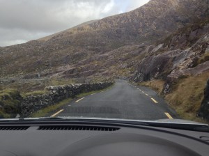 A typical lane on the Conor Pass