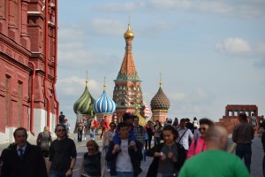 St. Basil's Cathedral on Red Square Moscow, Russia
