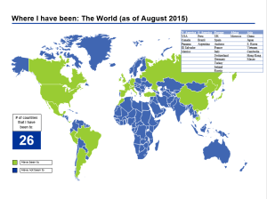 Country Count August 2015