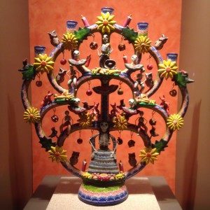 Art on display in the Museo Nacional de Antropologia